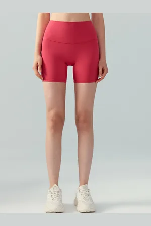JC Collection Women Slim Fit High-Rise Rapid-Dry Biker Shorts