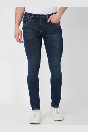 SPYKAR Men Relaxed Fit Mid-Rise Clean Look Light Fade Stretchable Jeans