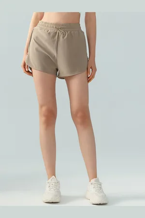 JC Collection Women Slim Fit High-Rise Rapid-Dry Shorts