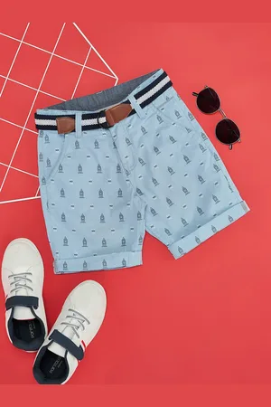 Pantaloons Boys Geometric Printed Mid-Rise Shorts