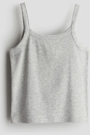 H&M Girls Ribbed Strappy Top