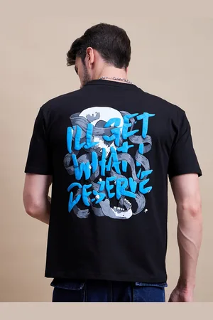 Reprise Men Round Neck Typography Printed T-shirt
