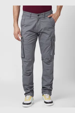 SPYKAR Men Mid-Rise Cotton Cargos Trousers