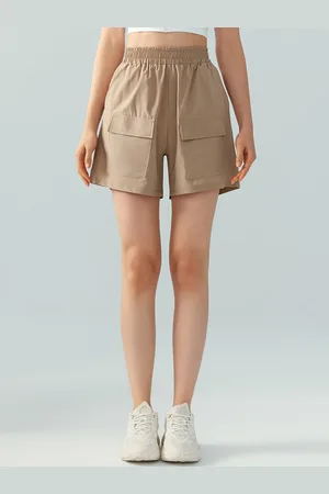 JC Collection Women Loose Fit High-Rise Rapid-Dry Shorts