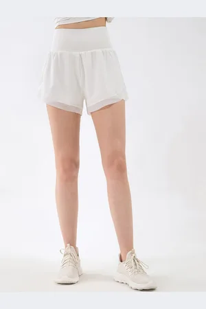 JC Collection Women Slim Fit Rapid-Dry High-Rise Sports Shorts