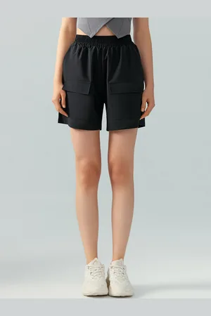 JC Collection Women Loose Fit High-Rise Training or Gym Sports Shorts