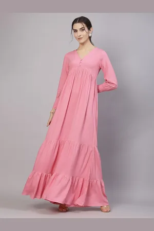 Aayu V-Neck Layered Maxi Dress