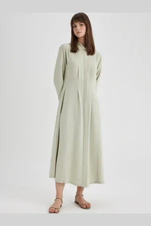 DeFacto Women A-Line Midi Dress
