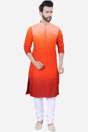 Avaeta Embroidered Regular Thread Work Kurta with Pyjamas