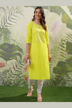 Ketch Floral Printed Straight Kurta