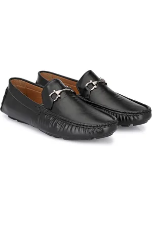 Mast & Harbour Men Black Horsebit Loafers