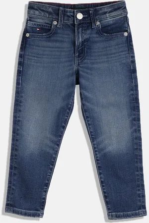Tommy Hilfiger Boys Straight Fit Stretchable Jeans