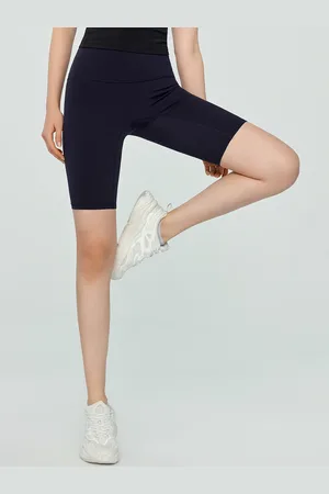JC Collection Women Slim Fit High-Rise Rapid-Dry Biker Shorts