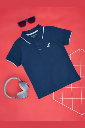 Pantaloons Boys Polo Collar Cotton T-shirt
