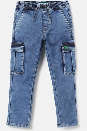 Benetton Boys Regular Fit Cargo Trouser