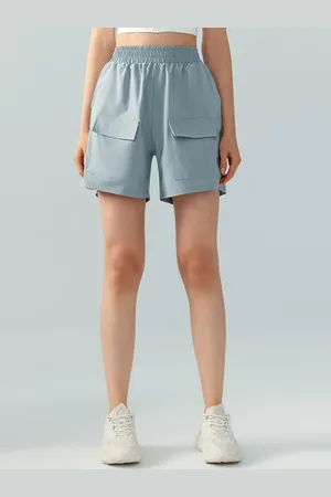 JC Collection Women Loose Fit High-Rise Rapid-Dry Sports Shorts