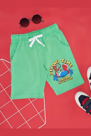 Pantaloons Boys Graphic Printed Pure Cotton Shorts