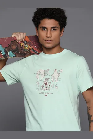 New Balance Printed Pure Cotton Sports T-shirt