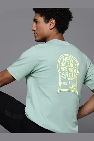 New Balance Typography Printed Pure Cotton Sports T-shirt