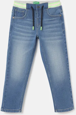 Benetton Boys Light Fade Stretchable Jeans