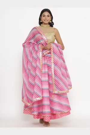 Silvermerc Designs Embellished Ready to Wear Lehenga & Unstitched Blouse With Dupatta