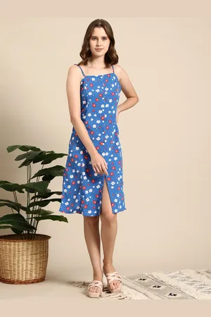 Mast & Harbour Floral Print A-Line Dress