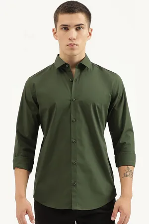 Benetton Slim Fit Opaque Cotton Formal Shirt