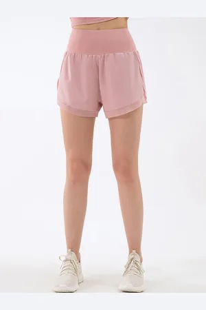 JC Collection Women Slim Fit High-Rise Rapid-Dry Sports Shorts