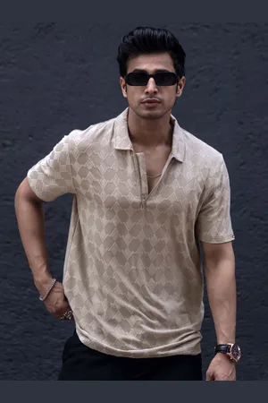 Maniac Men Polo Collar Slim Fit T-shirt