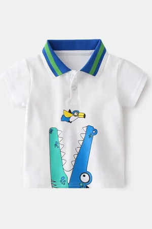 Stylecast Boys Polo Collar Pure Cotton T-shirt