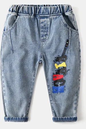 Stylecast Boys Blue Mid Rise Stretchable Jeans