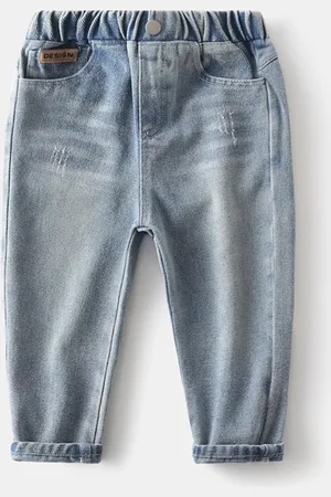 Stylecast Boys Blue Low Distress Stretchable Jeans