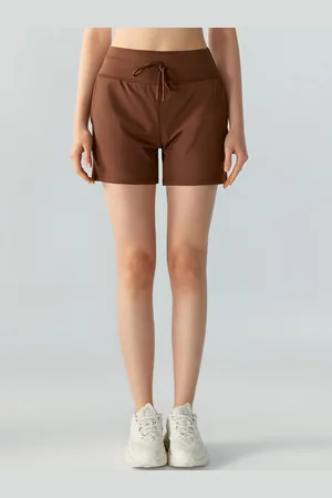 JC Collection Women Slim Fit Low-Rise Rapid-Dry Sports Shorts