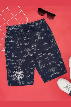 Pantaloons Boys Printed Mid-Rise Pure Cotton Shorts