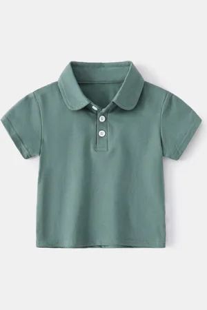 Stylecast Boys Cotton Polo Collar T-shirt