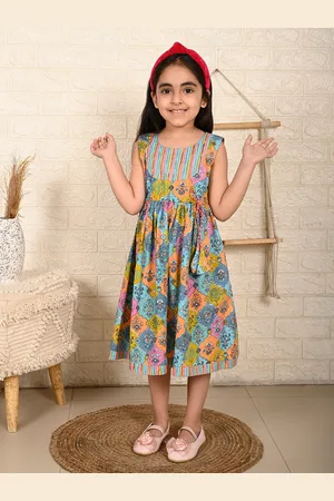 Sangria Floral Printed Fit & Flare Dress