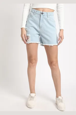 Bene Kleed Mid Rise regular fit Denim Shorts