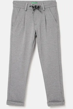 Benetton Boys Textured Regular Trousers