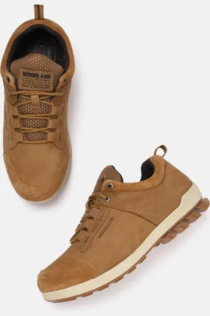 Woodland Men Leather Sneakers