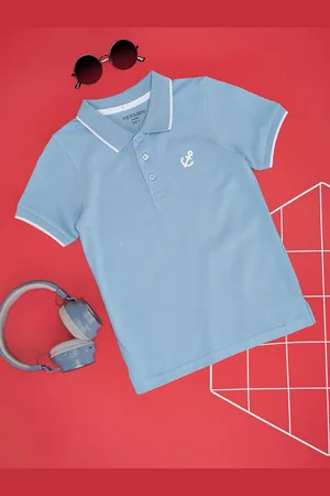 Pantaloons Boys Polo Collar Cotton T-shirt