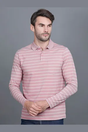 GODFREY Men Striped Regular Fit Polo T-shirt