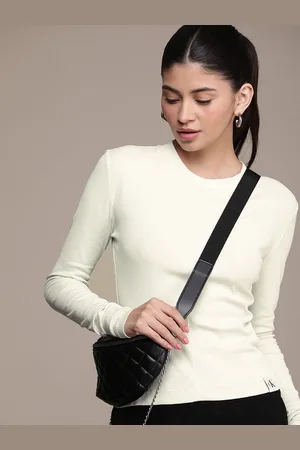 Calvin Klein Ribbed Long Sleeves Top