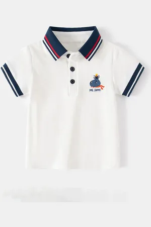 Stylecast Boys Polo Collar Cotton T-shirt