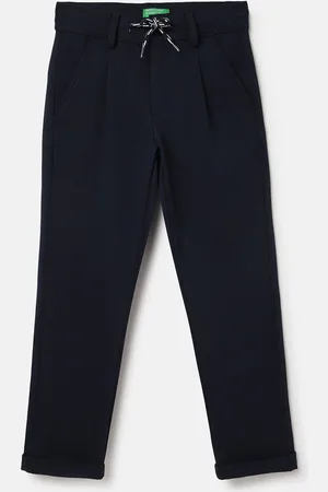 Benetton Boys Textured Mid-Rise Regular Trouser