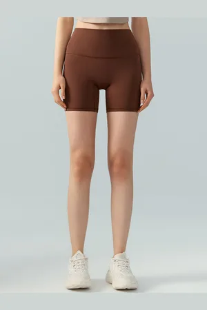 JC Collection Women Slim Fit High-Rise Rapid-Dry Sports Shorts