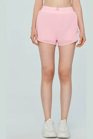 JC Collection Women Slim Fit High-Rise Rapid-Dry Sports Shorts