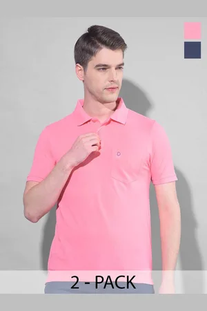 dollar Men 2 Polo Collar Monochrome Pockets T-shirt