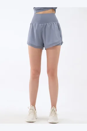 JC Collection Women Slim Fit High-Rise Rapid-Dry Training or Gym Shorts