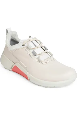 Ecco Women Biom H4 Limestone Leather Regular Golf Shoes