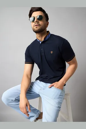 Club York Henley Neck Regular Fit Short Sleeves Cotton T-shirt